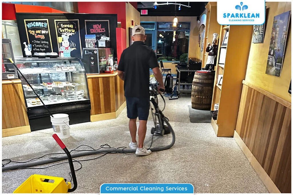 Commercial Facility Carpet Cleaning by Sparklean Cleaning Services
