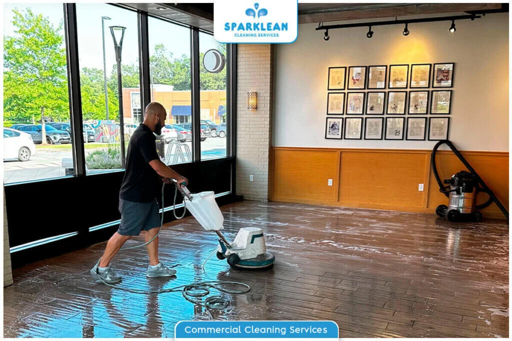 Commercial Floor Cleaning by Sparklean Cleaning Services