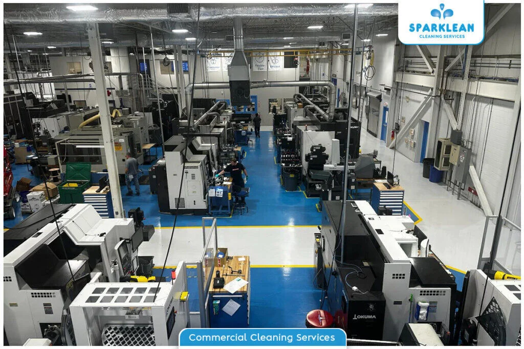 Industrial Facility Cleaning by Sparklean Cleaning Services