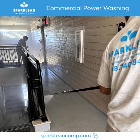 Commercial Power Washing - Sparklean Services